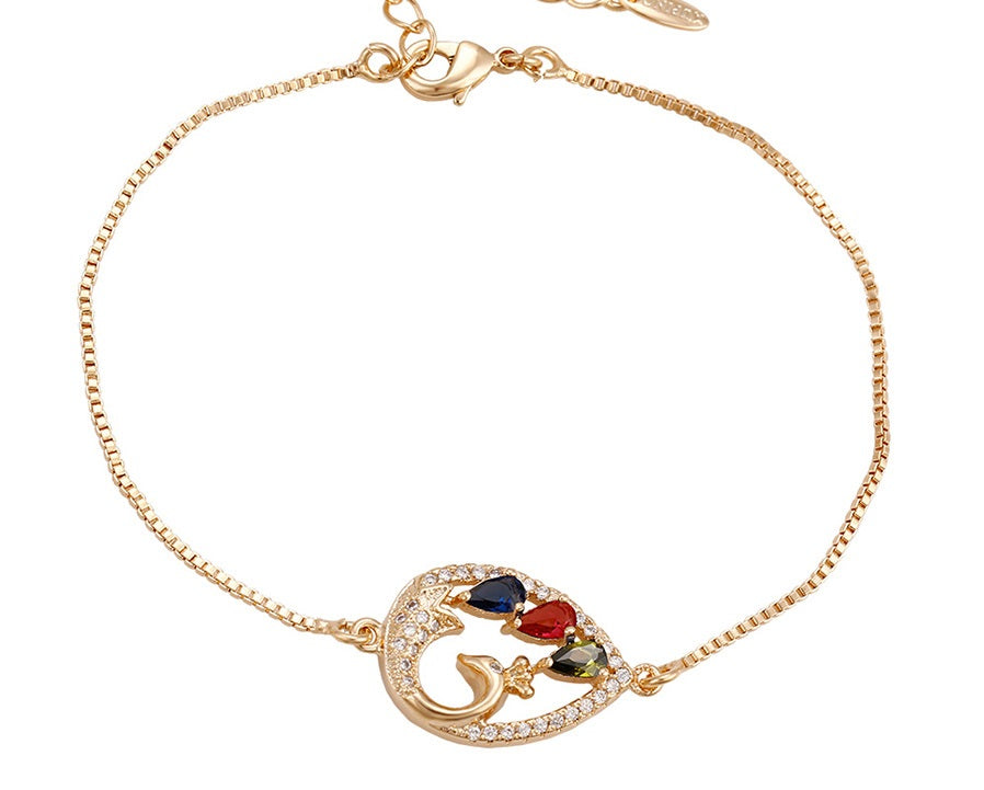 Gold Swan Bracelet On Sale Now $18.00